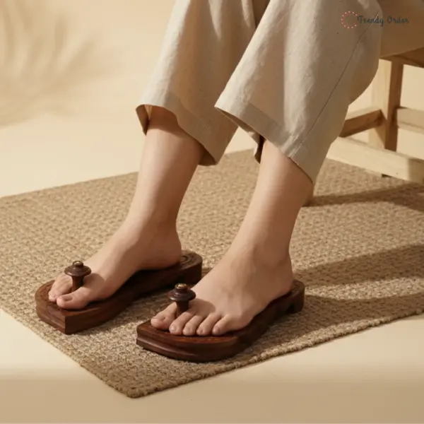Sheesham Wood Khadau Charan Paduka