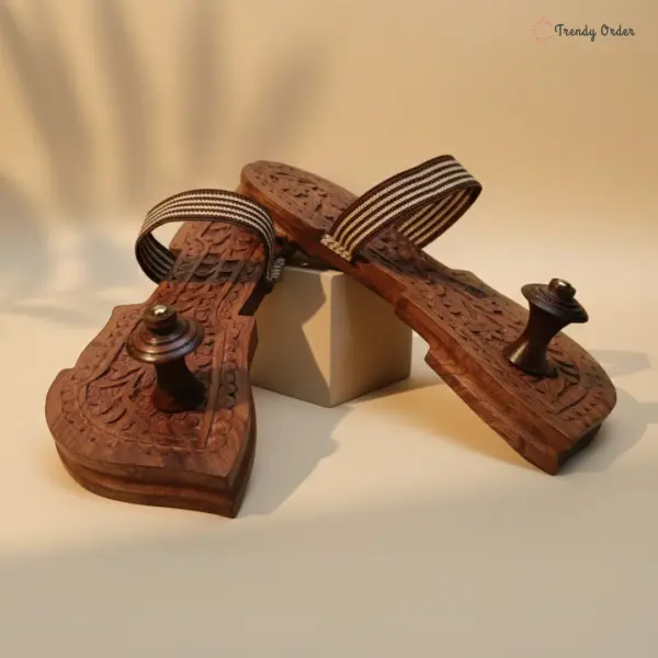 Wooden Sheesham Khadau Hand Carved