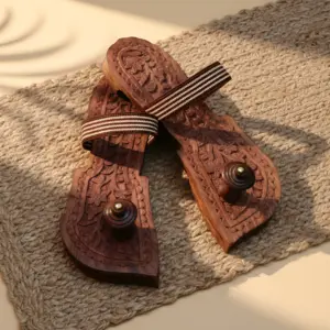 Khadau Hand Carved With Strap