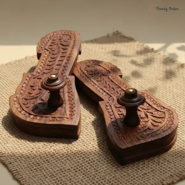 Sheesham Wood Khadau Charan Paduka