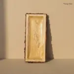 Wooden Bark Platter For Serving Snack