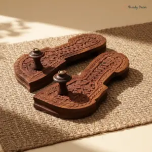 Sheesham Wood Khadau Charan Paduka