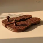 Sheesham Wood Khadau Charan Paduka