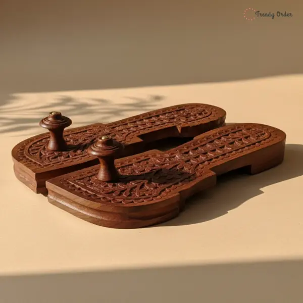 Sheesham Wood Khadau Charan Paduka