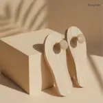 Traditional Papdi Wood Khadau Paduka with Toe