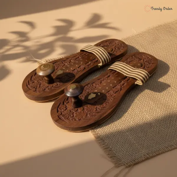 Handcrafted Sheesham Wooden Khadau