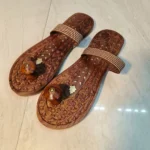 Handcrafted Sheesham Wooden Khadau with Floral Carvings