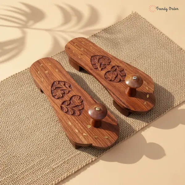 Wooden Khadau Charan Paduka Wooden Khadau Charan Paduka