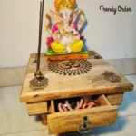 Wooden Pooja Chowki