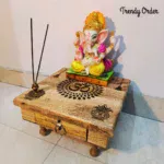 Wooden Pooja Chowki