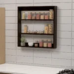 Wooden Kitchen Rack for Spices and Utensils