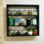 Wooden Kitchen Rack for Spices and Utensils