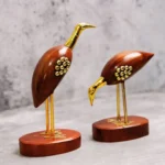 Wooden Saras Showpiece for Home Decor