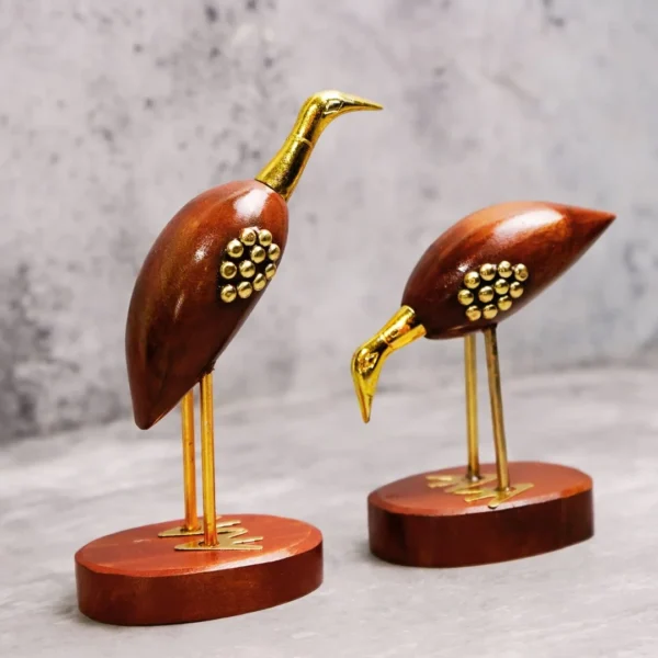 Wooden Saras Showpiece for Home Decor Wooden Saras Showpiece for Home Decor
