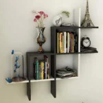 Wooden Wall Shelves for the Living Room