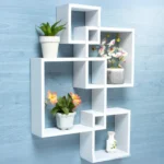 Wooden White Wall Shelves