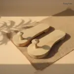 Traditional Wooden Khadau Chappal Papdi Wood Charan Paduka