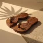 Wooden Khadau Chappal Charan Paduka