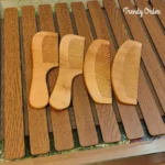 Wooden Comb Set of 4