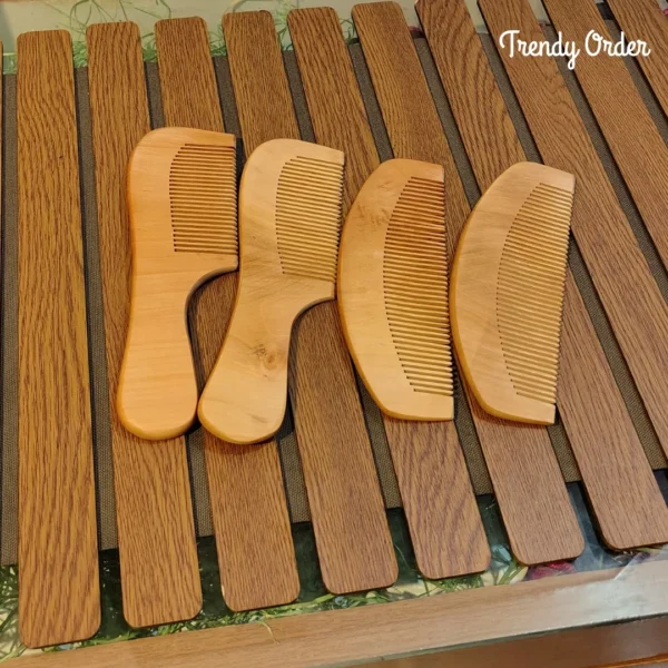 Wooden Comb Set of 4