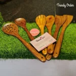 Wooden Spatula & Ladle Set