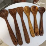 Wooden Spatula & Ladle Set