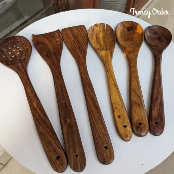 Wooden Spatula & Ladle Set Wooden Spatula & Ladle Set