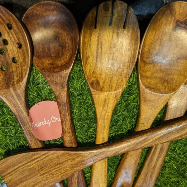 Wooden Spatula & Ladle Set Wooden Spatula & Ladle Set