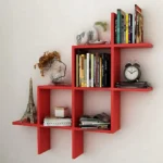 Wooden Wall Shelves for the Living Room