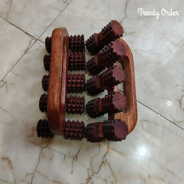 Wooden Acupressure Back Massager Wooden Acupressure Back Massager