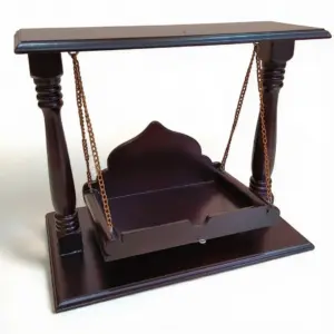 Wooden Laddu Gopal Jhula