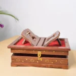 Wooden Book stand for Bhagavad Gita