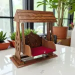 Wooden Laddu Gopal Jhula