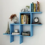 Wooden Wall Shelves for the Living Room