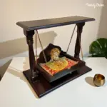 Wooden Laddu Gopal Jhula