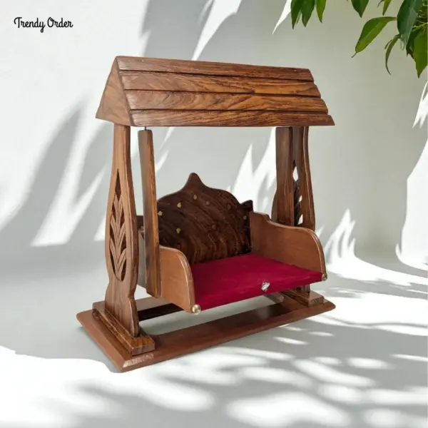 Wooden Laddu Gopal Jhula