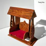 Wooden Laddu Gopal Jhula