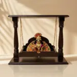 Wooden Laddu Gopal Jhula