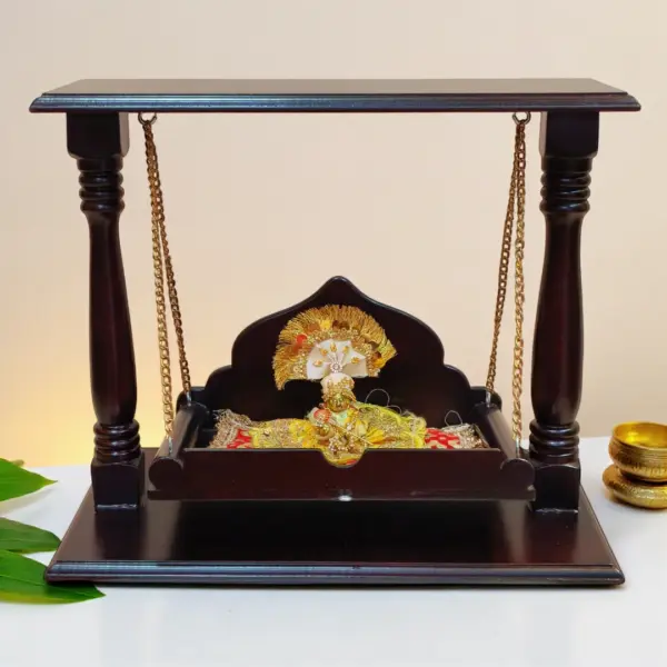 Wooden Jhula for Laddu Gopal Wooden Jhula for Laddu Gopal