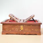 Wooden Book stand for Bhagavad Gita