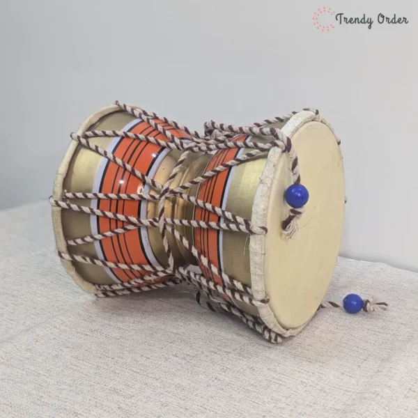 Wooden Damaru for Pooja Ghar Wooden Damaru for Pooja Ghar