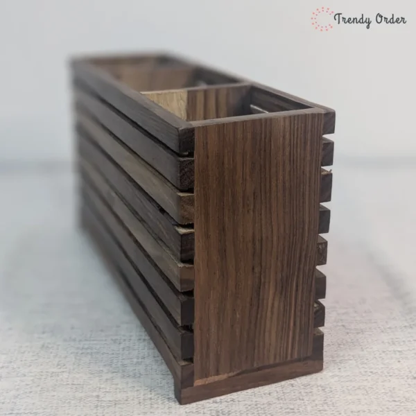 Wooden Cutlery Stand Multipurpose Spoon Holder