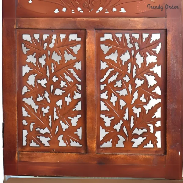 Maharaja Carved Room Partition with Tree of Life Design Maharaja Carved Room Partition with Tree of Life Design