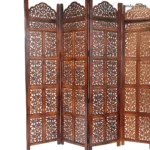 Maharaja Carved Room Partition with Tree of Life Design