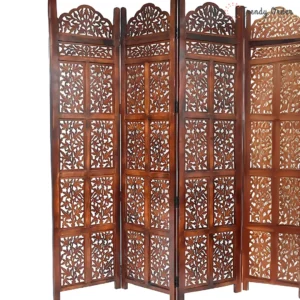 Maharaja Carved Room Partition with Tree of Life Design