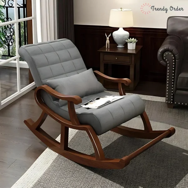 Luxurious Tufted Rocking Chair