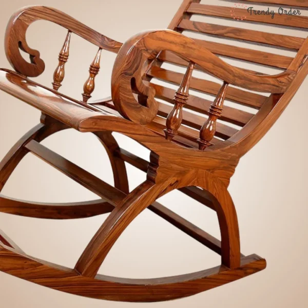 Handcrafted Wooden Rocking Chair Handcrafted Wooden Rocking Chair