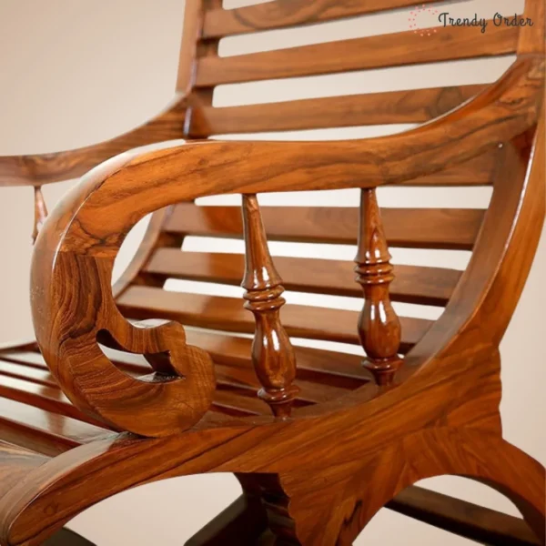 Handcrafted Wooden Rocking Chair Handcrafted Wooden Rocking Chair