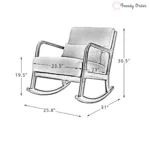 Boynton Rocking Chair Modern Design