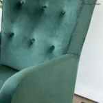 High-Back Wingback Rocking Chair